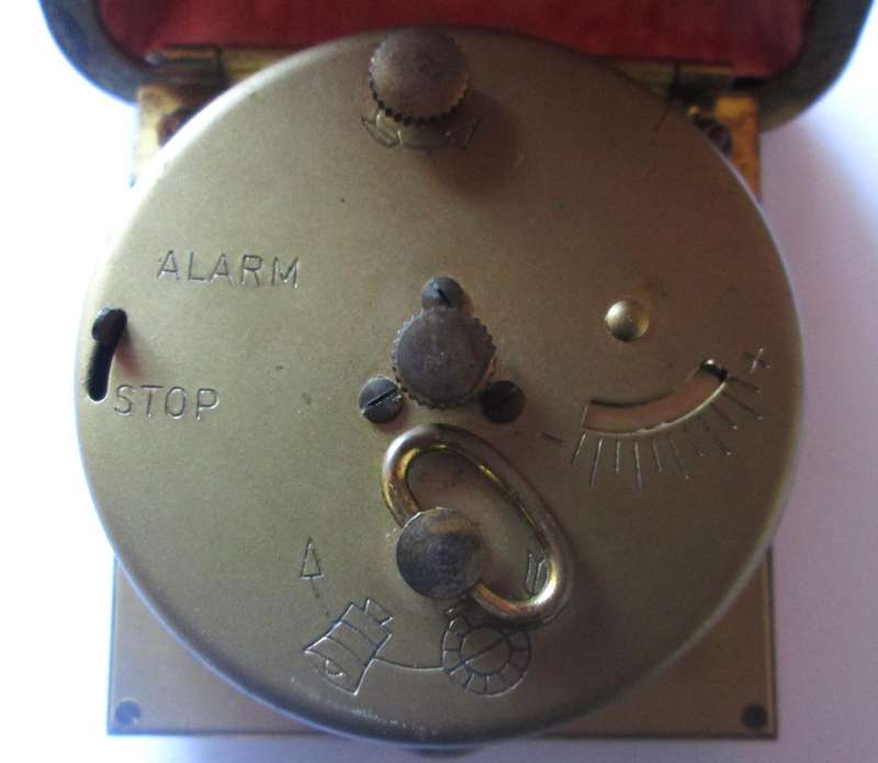 Jaguar 2 Jewels Box Alarm Desk Clock