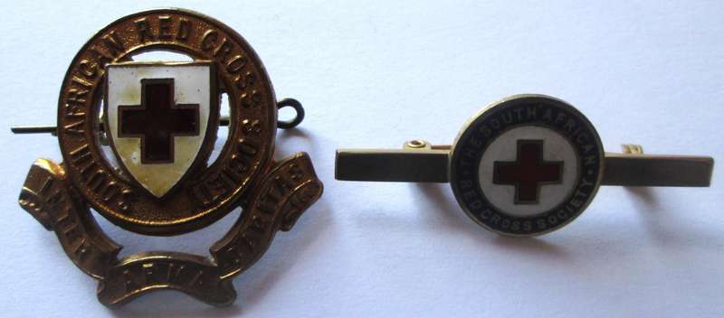 Red Cross South Africa and International Badges / Pins / Buttons
