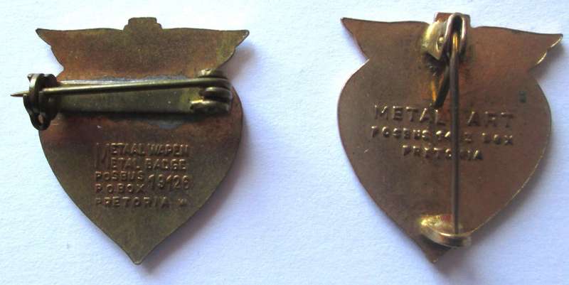 South Africa Blood Donor Badges x5