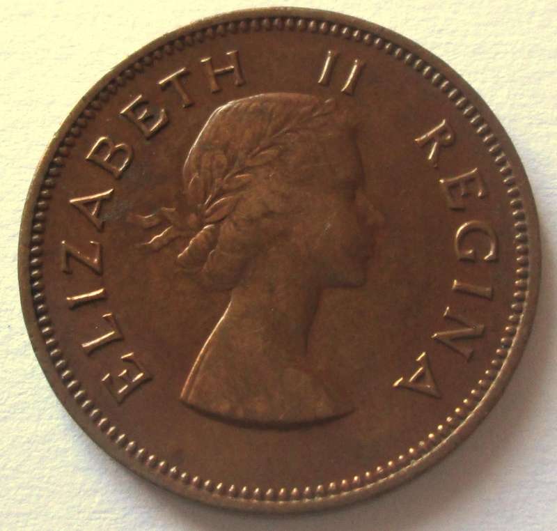 1958 Union of South Africa Half Penny