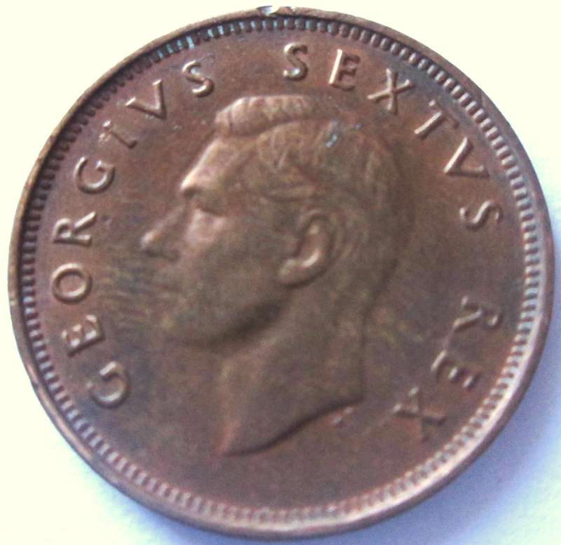 1949 Union of South Africa Quarter Penny