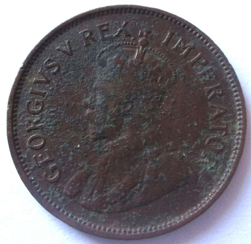 1932 Union of South Africa Half Penny