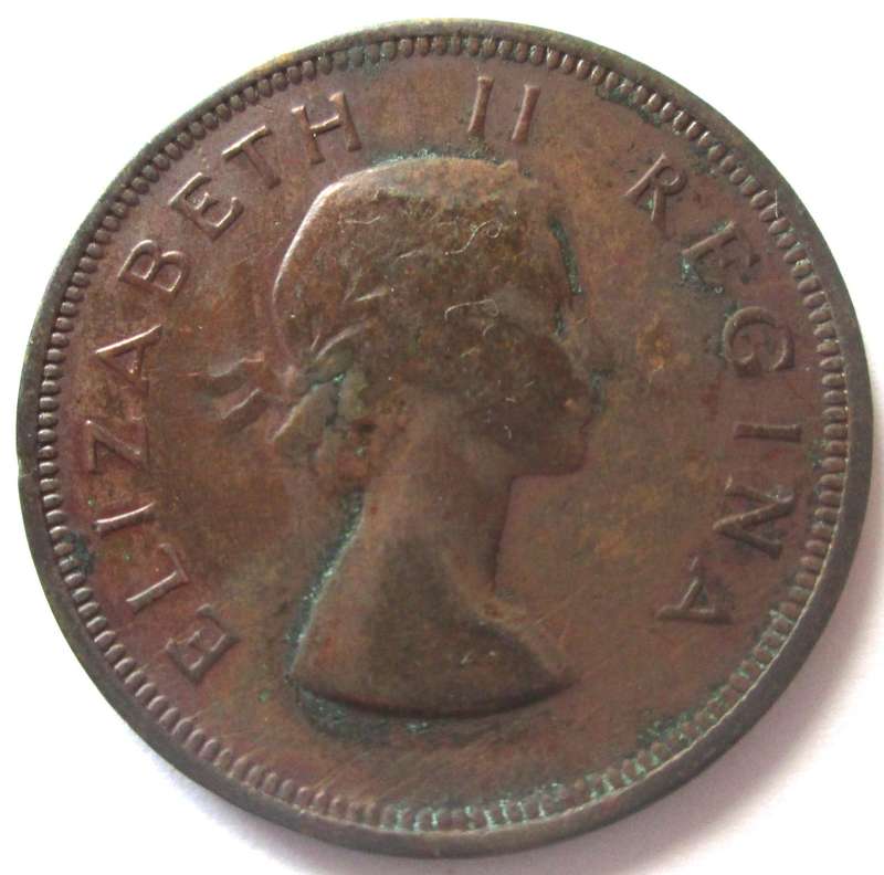 1957 Union of South Africa 1 Penny
