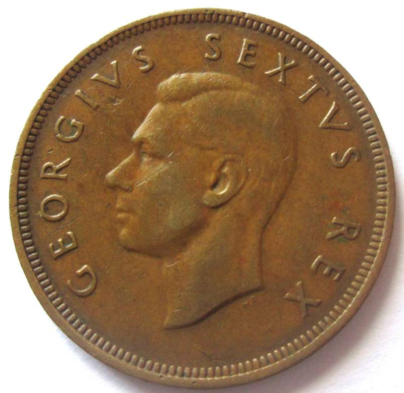 1949 Union of South Africa 1 Penny