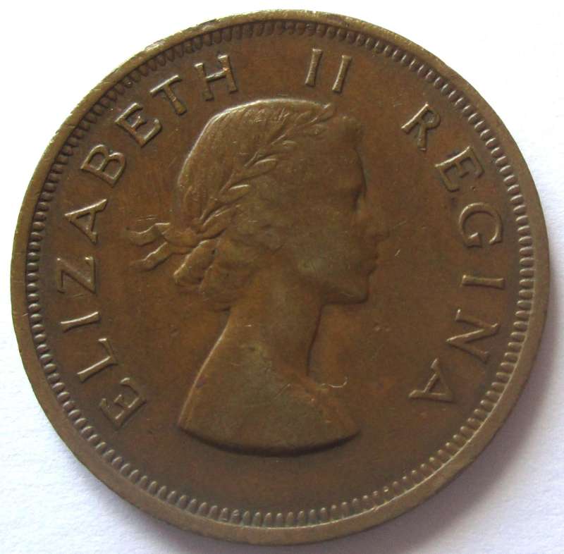 1956 Union of South Africa 1 Penny