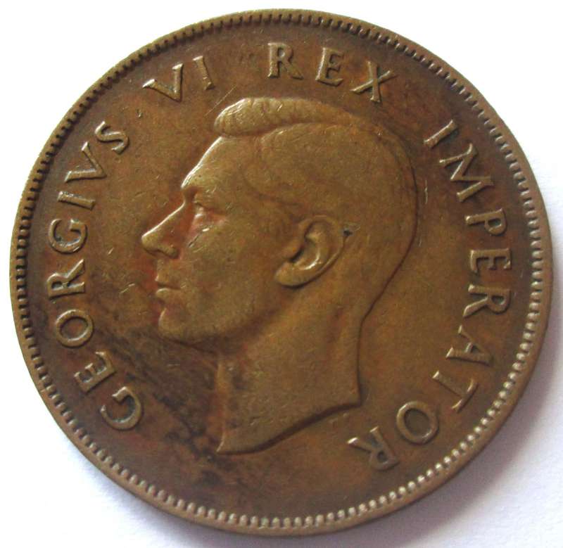 1944 Union of South Africa 1 Penny