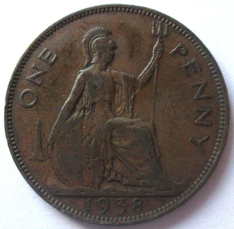 1938 Great Britain 1 Penny
