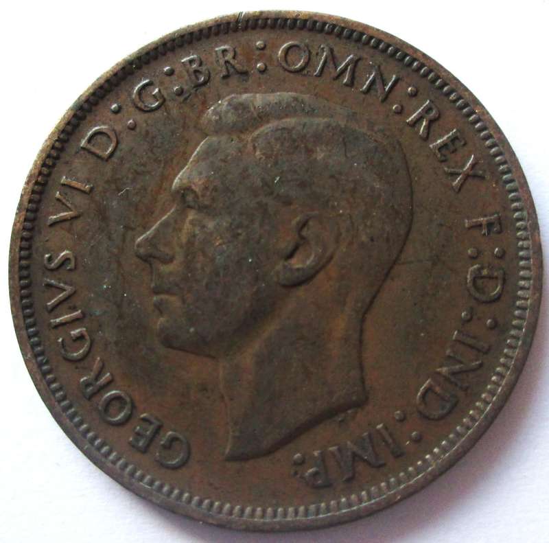 1938 Great Britain 1 Penny