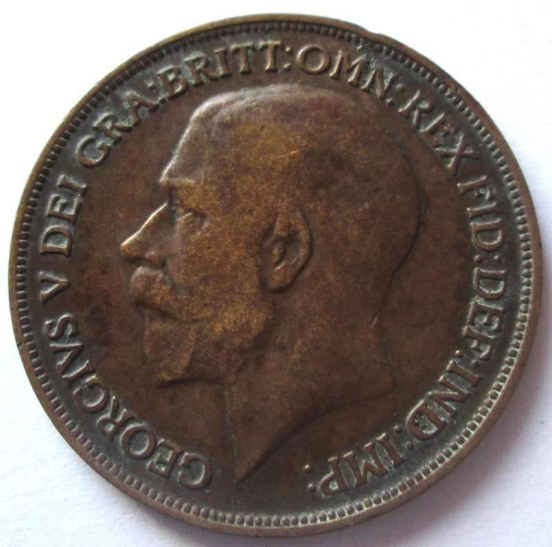 1916 Great Britain 1 Penny
