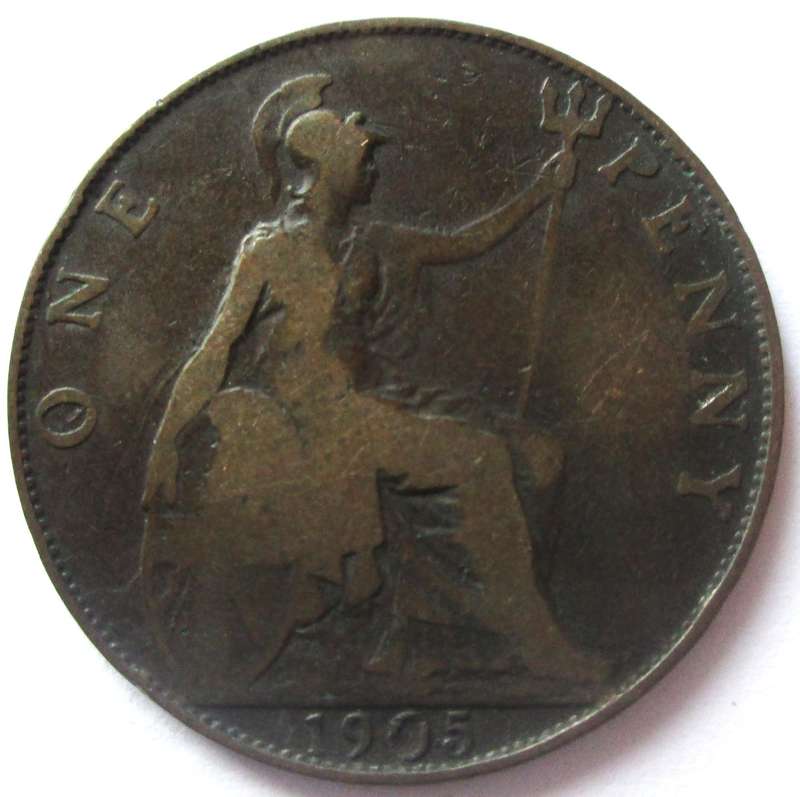 1905 Great Britain 1 Penny