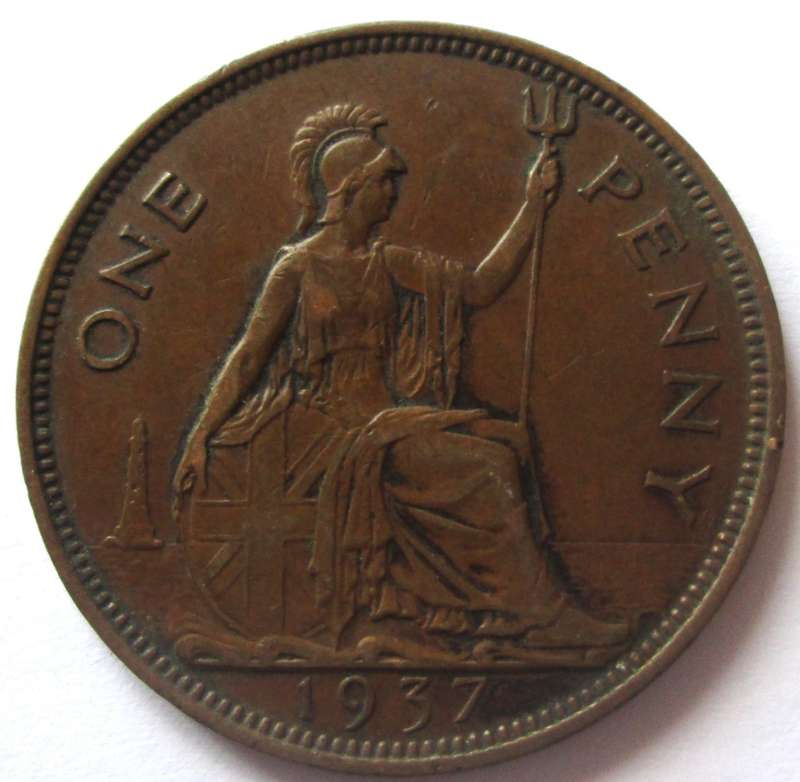 1937 Great Britain 1 Penny