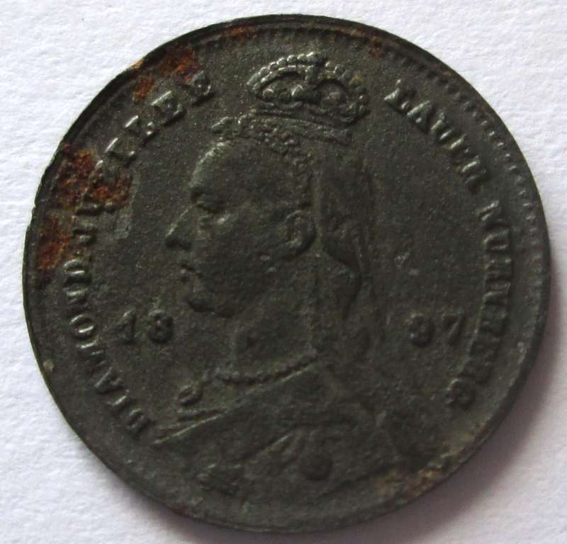 Lauer Toy Imitation Miniature 1897 One Shilling