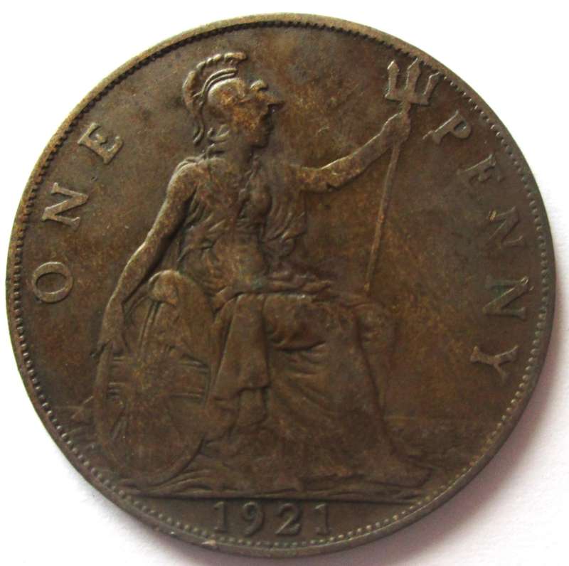1921 Great Britain 1 Penny