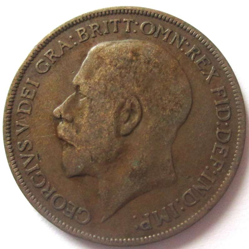 1921 Great Britain 1 Penny