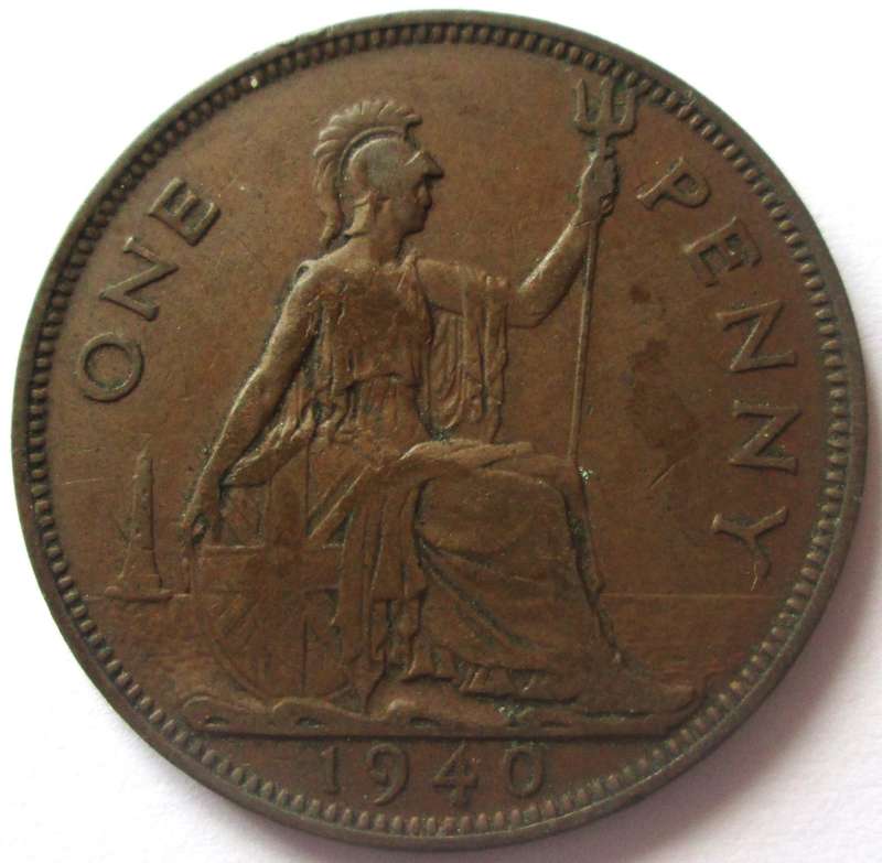 1940 Great Britain 1 Penny