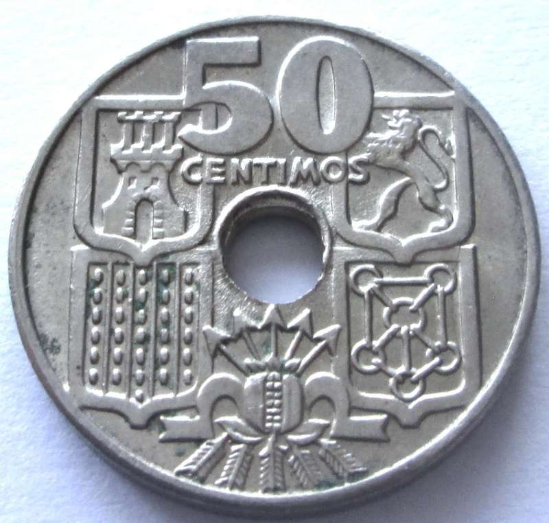 1963 Spain 50 Centimos