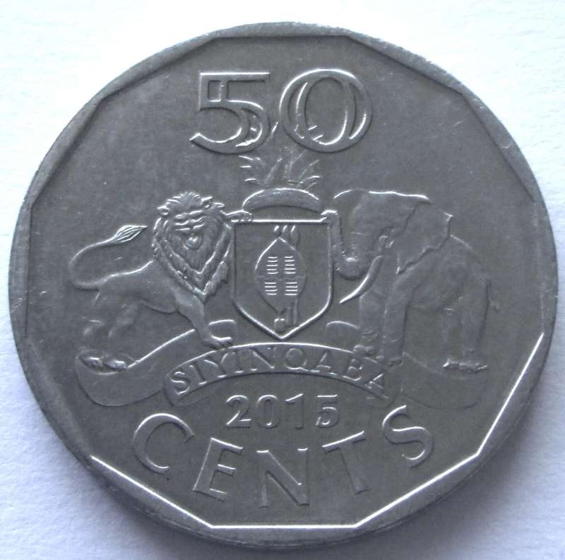 2015 Swaziland 50 Cents