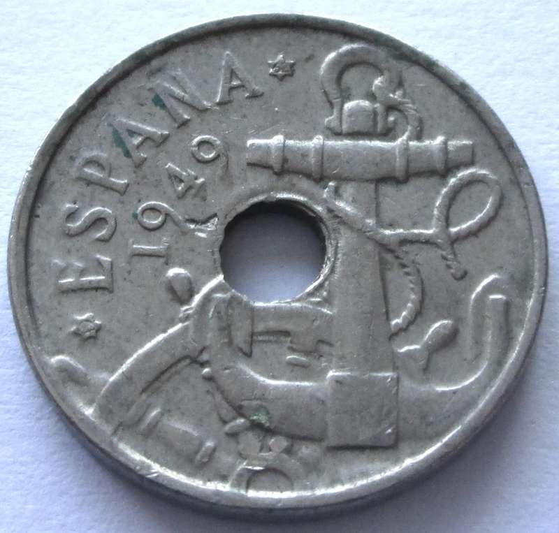 1949 Spain 50 Centimos