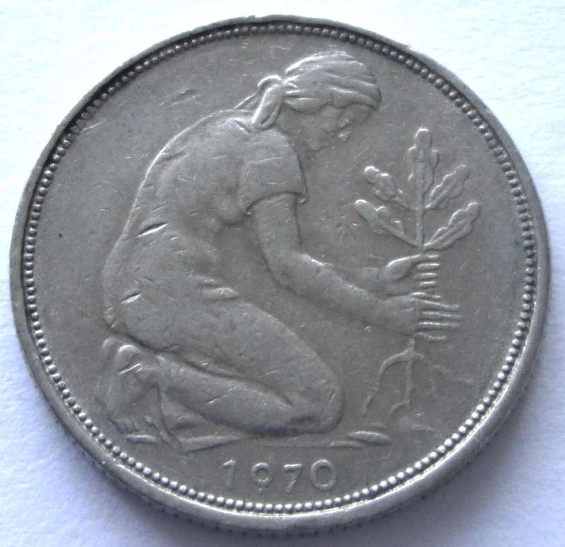 1970 Germany 50 Pfennig