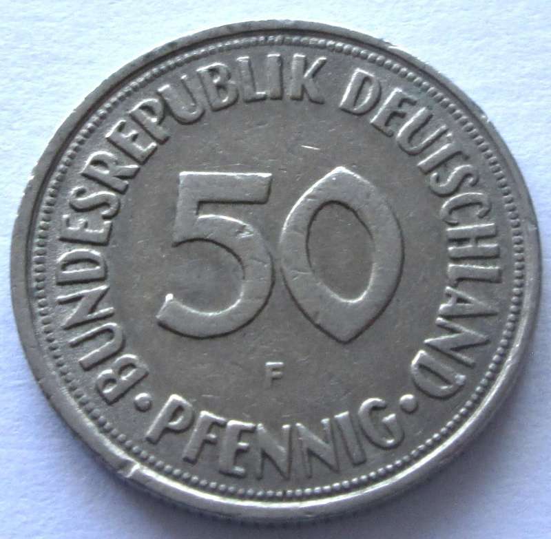 1970 Germany 50 Pfennig