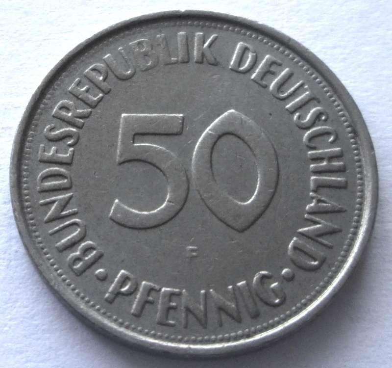 1972 Germany 50 Pfennig