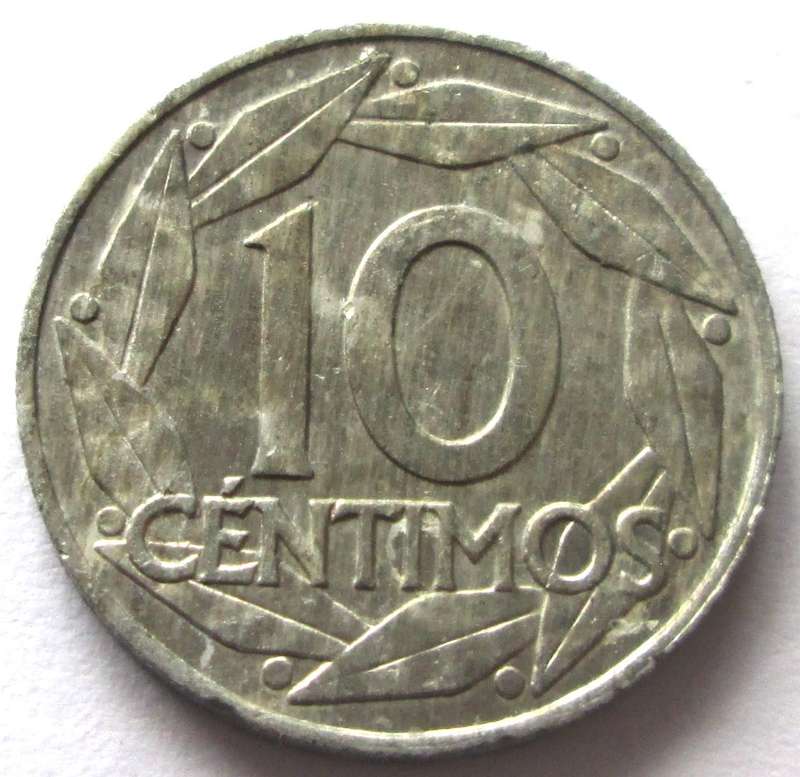 1959 Spain 10 Centimos