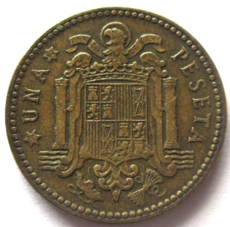 1953 Spain 1 Peseta