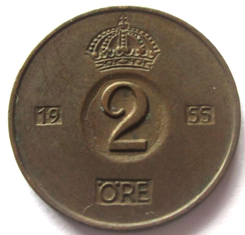 1955 Sverige 2 Ore