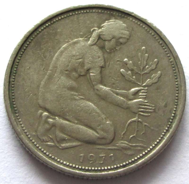 1971 Germany 50 Pfennigs