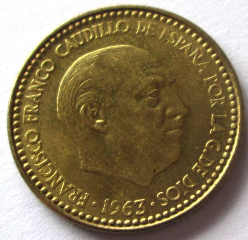 1963 Spain 1 Peseta