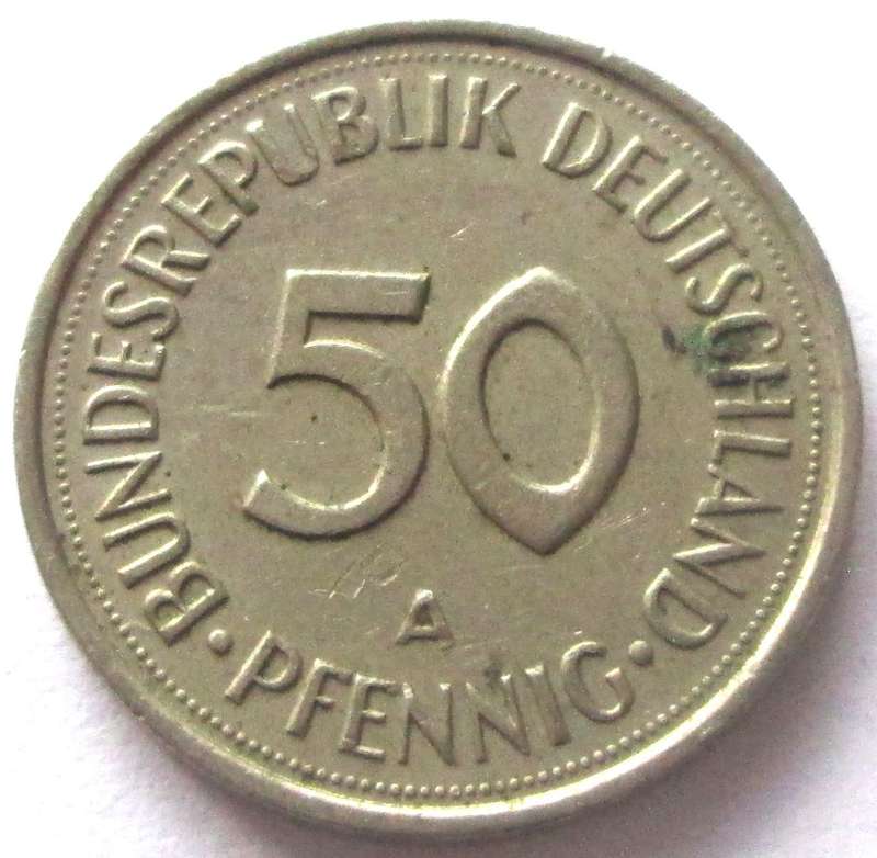 1991 Germany 50 Pfennigs