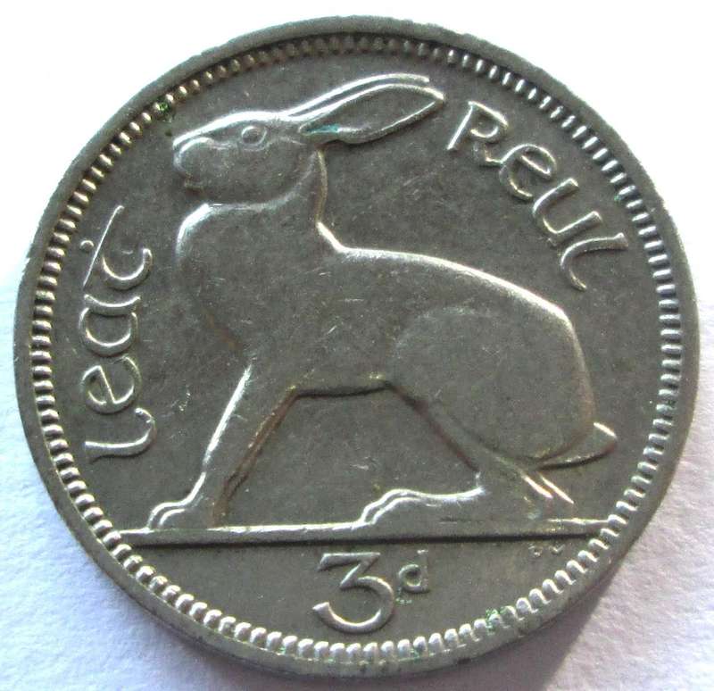 1928 Ireland 3 Pence