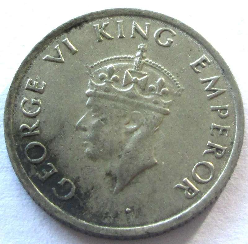 1947 India Quarter Rupee