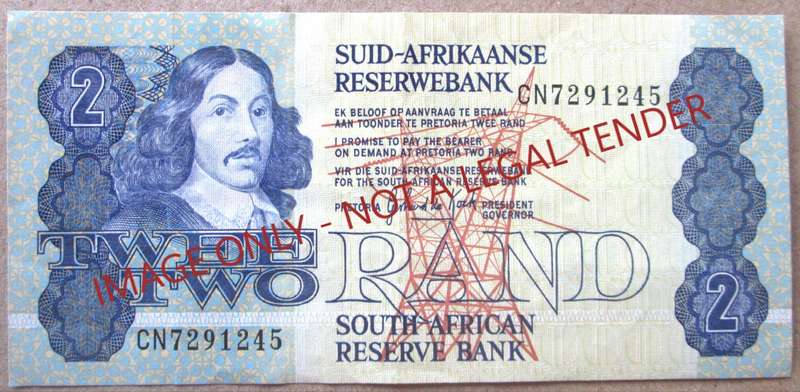 Two Rand South Africa Serial Nr CN7291245