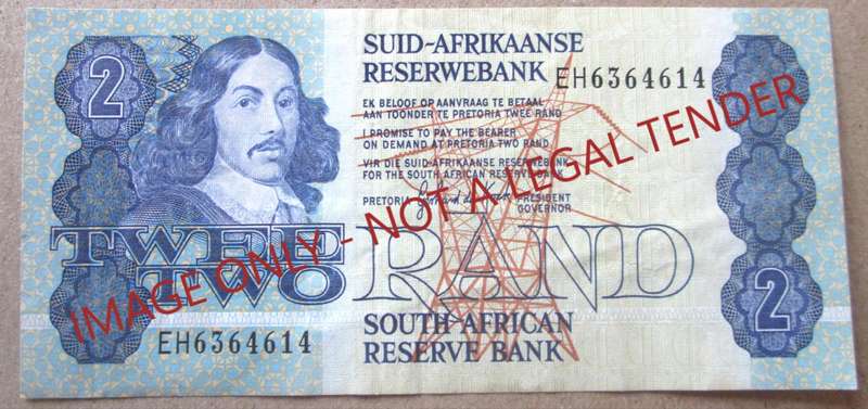 Two Rand South Africa Serial Nr EH6364614