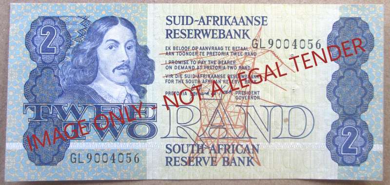 Two Rand South Africa Serial Nr GL9004056