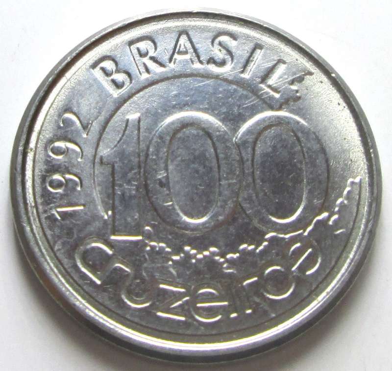 1992 Brasil 100 Cruzeiros
