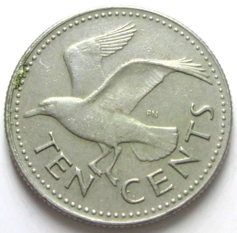 1979 Barbados 10 Cents