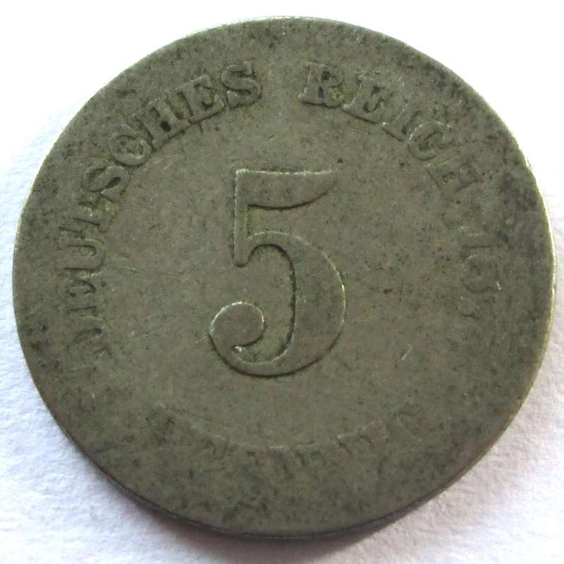 Deutsches Reich 5 Pfennigs