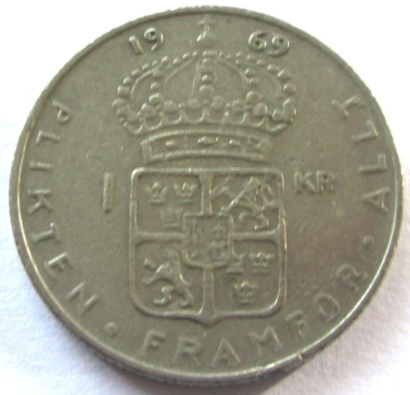 1969 Sverige 1 Krona