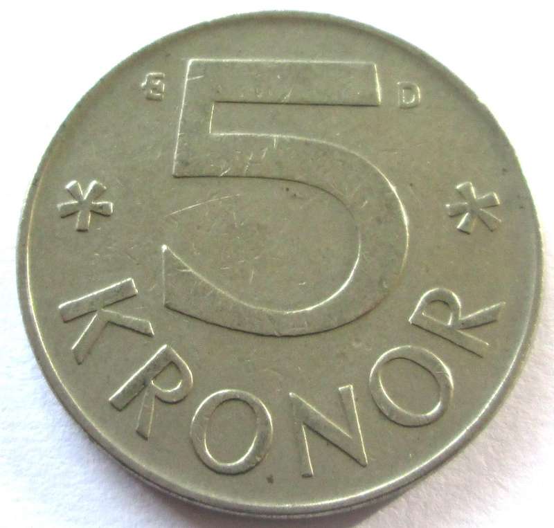 1987 Sverige 5 Kronor