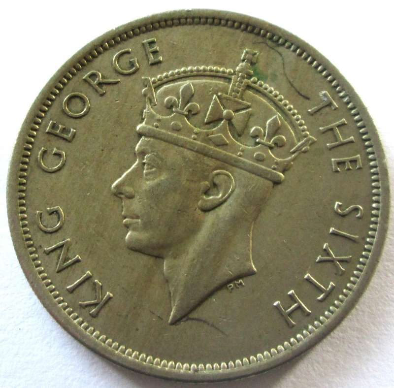1952 Southern Rhodesia Half Crown