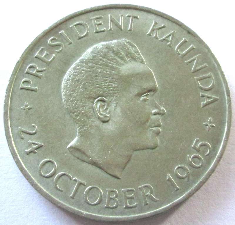 1965 Zambia 5 Shillings