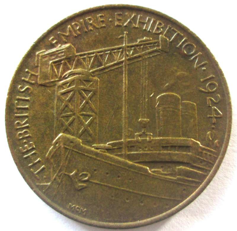 1924 British Empire Exhibition Medal