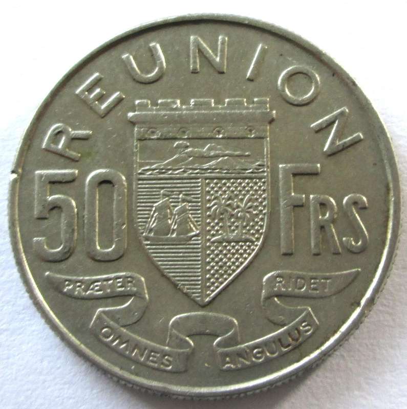1964 Reunion 50 Francs