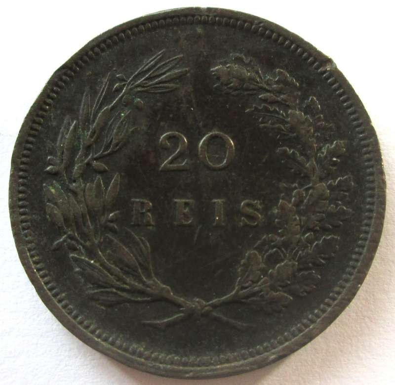 1892 Portugal 20 Reis