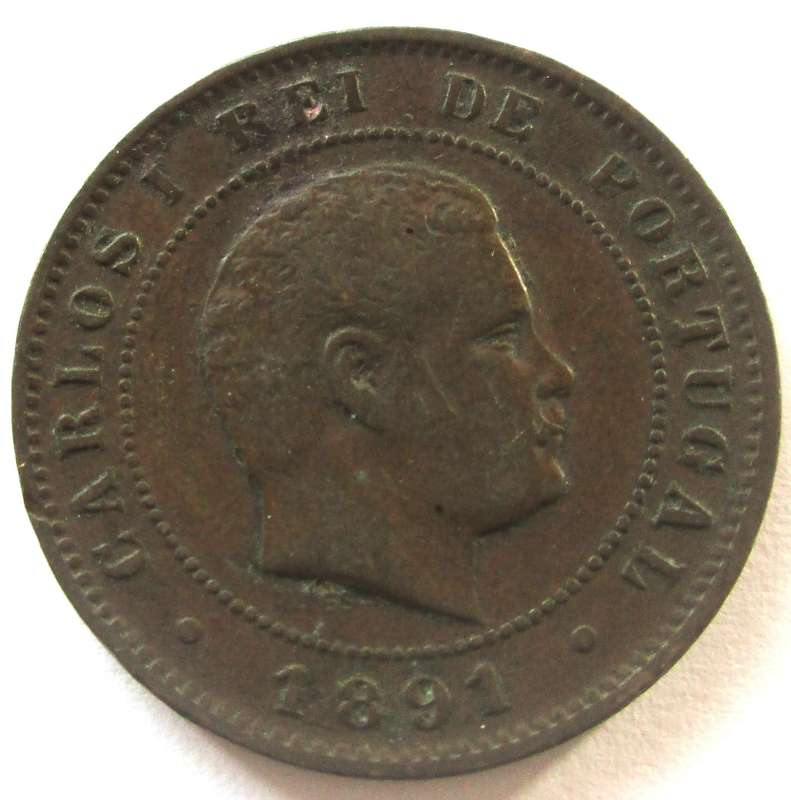 1891 Portugal 10 Reis