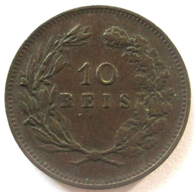 1891 Portugal 10 Reis