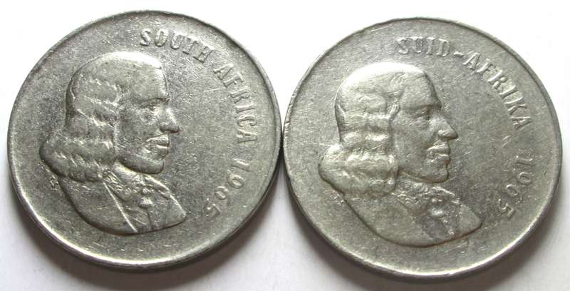 1965 Republic of South Africa 20 Cents