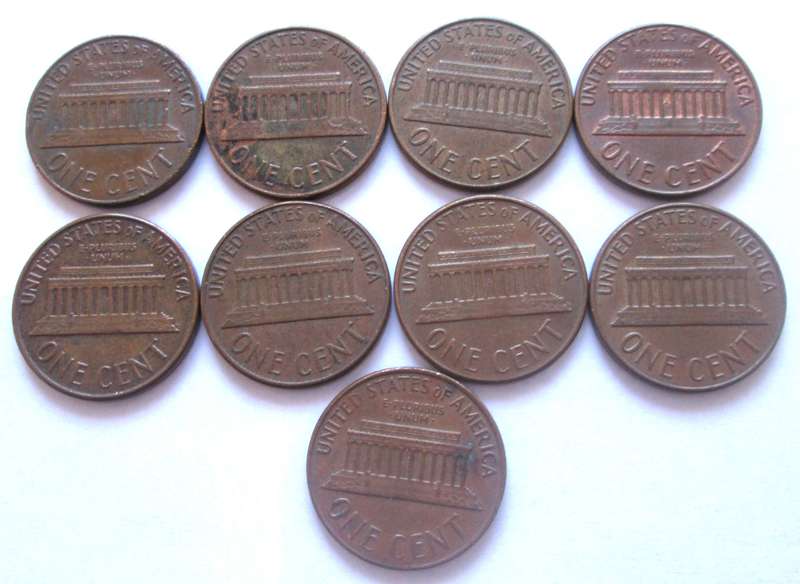 1 Cent United States of America 1960 - 1964 + 1966 - 1969